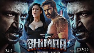 Bhimaa Gopichand New Released Movie 2023  Full Action Hindi Dubbed South Indian Movie 2023 [upl. by Skyla545]