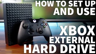 How to Use An External Hard Drive On Xbox One and Series X or S  Move Xbox Games to External Drive [upl. by Plunkett]