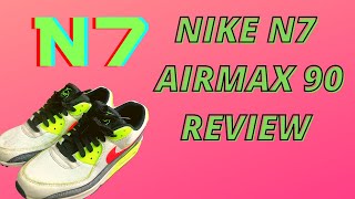 NIKE N7 Airmax 90 REVIEW [upl. by Dahsra]