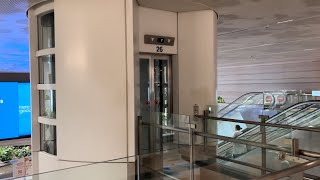 Scenic Thyssenkrupp Elevator at Changi Airport Terminal 2 Singapore Lift 26 [upl. by Anelet444]