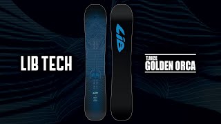 20232024 GOLDEN ORCA  LIB TECH SNOWBOARD [upl. by Ahsercal885]