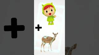 Pocoyo  Nina  Pato vs Dassie Rat  Deer  Degu  Animation 11 shorts [upl. by Otxis246]