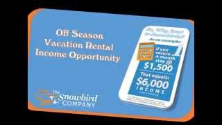 Snowbird Rental Advertising [upl. by Vowel]