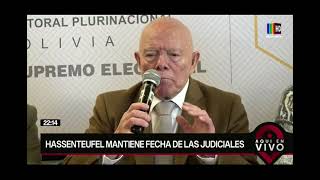 Hassenteufel mantiene fecha de las judiciales [upl. by Lehteb646]