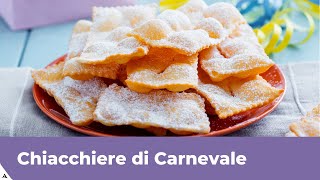 CHIACCHIERE di Carnevale Frappe bugie crostoli FRITTE E AL FORNO [upl. by Papst]