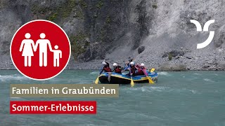 SommerErlebnisse in Graubünden für die ganze Familie [upl. by Nnaarual]