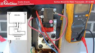 Robertshaw Surface Mount Thermostat ST1280K [upl. by Tedd543]