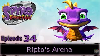 Lets Play Spyro 2 Riptos Rage Blind Ep 34 Riptos Arena [upl. by Einaej276]