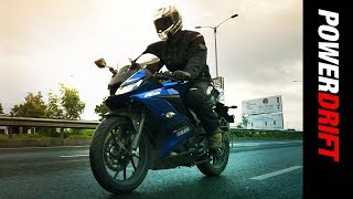 Yamaha R15 V3 Still everybodys Sports bike  Quick Review  PowerDrift [upl. by Rochell]