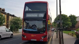 BU16OZC MHV18 Go Ahead London Central Volvo B5LH MCV eVoSeti 176 to Tottenham Court Road [upl. by Neladgam2]