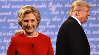 Presidential debate highlights Clinton and Trump trade blows [upl. by Juana985]