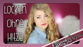 LOCKEN OHNE HITZE  Haarbandlocken  MayBePerfect [upl. by Valoniah452]