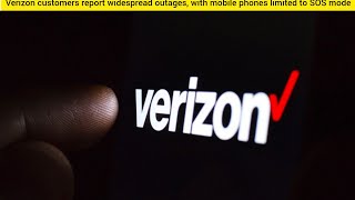 News Update  Verizon Outage Phones Stuck in SOS Mode [upl. by Alcina]