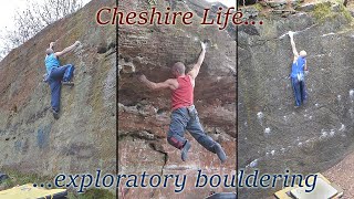 Cheshire Life  Exploratory sandstone bouldering 6C  7A [upl. by Yrevi]