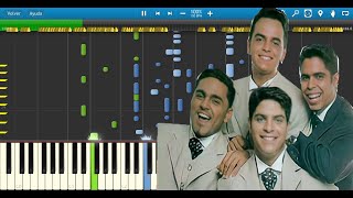 Orquesta Los Adolescentes  Arrepentida  Piano Tutorial [upl. by Bodwell]