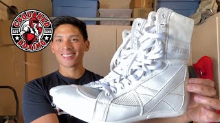 Superare Boxing Shoes REVIEW GREAT BOXING SHOES FOR FOOTWORK AND AGILITY [upl. by Caye]