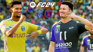 EA FC24  Kerala Blasters Vs Odisha FC  ISL Indian Super league [upl. by Sophronia]