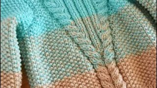 Cable and Sabudana Design2 in 1 Sweater DesignRequested VideoKnitting TutorialsDesign267 [upl. by Casavant]