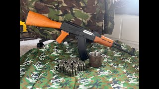 Cybergun AK47 Air rifle review How is this legal [upl. by Krug558]