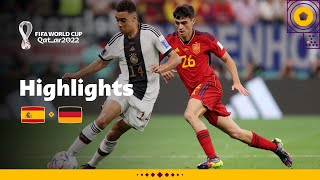 SUPER SUBS change game  Spain v Germany  FIFA World Cup Qatar 2022 [upl. by Sisile]