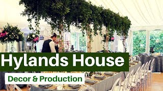 Hylands House Wedding Video Enchanted Forest Decor by the Designer Team [upl. by Noj]