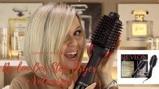 Revlon Pro Collection Salon One Step Dryer amp Volumizer  DEMO  REVIEW [upl. by Annavoig]