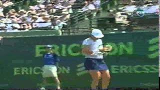 Hingis v Seles 6 0 6 0 Key Biscayne 30032000 [upl. by Wendel389]