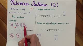 CONJUNTO DOS NÚMEROS INTEIROS reta numérica oposto e módulo ou valor absoluto [upl. by Aninaig982]
