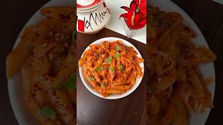 Red Sauce Pasta 🍝 pasta shorts viralshorts [upl. by Prochora]