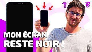 Mon écran diPhone reste noir  💡 NOS SOLUTIONS  Bricophone [upl. by Friedrich860]