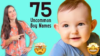 75 Uncommon Boy Names to Shake Things Up [upl. by Alana550]