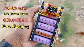 How to Build a Powerful 26400 mA DIY Power Bank [upl. by Erleena]