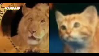 Singing WOMBO Ai Combo My Leo The Lion amp Mimsie The Cat [upl. by Traver]