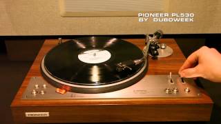 PIONEER PL530 VINYL RECORD PLAYER DEMO [upl. by Leinnad216]