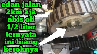 cara mudah ganti siel noken  siel kruk as corolla twincam [upl. by Osnohpla]