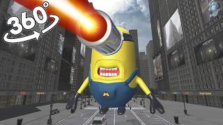 Mega Minions Mel in the city 360˚ VR [upl. by Hayilaa]