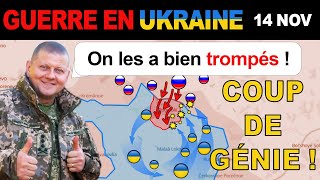 14 nov  EN VUE DE TOUS  Les forces ukrainiennes réalisent un chefdœuvre tactique [upl. by Hughie843]