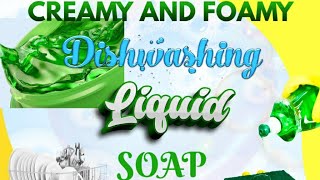 How to make a quality dishwashing liquid Soap with only 4 ingredients [upl. by Adnohryt]