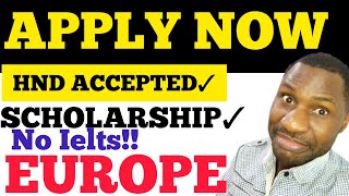 REQUIREMENTS TO STUDY IN EUROPEAPPLY NOWHND ACCEPTEDSCHOLARSHIP [upl. by Brownson690]