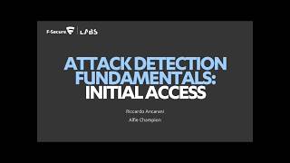 Attack Detection Fundamentals Workshop 1  Initial Access [upl. by Peterus]