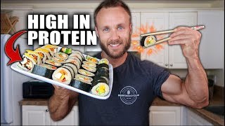 HOW TO MAKE QUINOA SUSHI ROLLS AT HOME [upl. by Starobin]