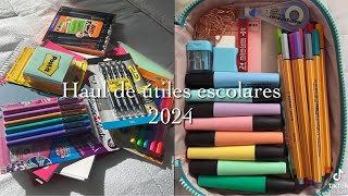 Haul de Utiles Escolares 2024 l StationeryPal [upl. by Wina525]