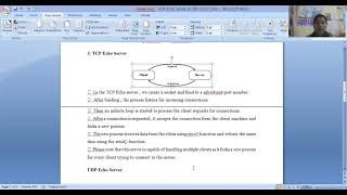 TCP Echo Client Server and UDP Echo Client Server [upl. by Sremmus200]