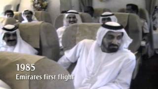 First Emirates Flight  Milestone series  1985  Emirates Airline [upl. by Keverne]