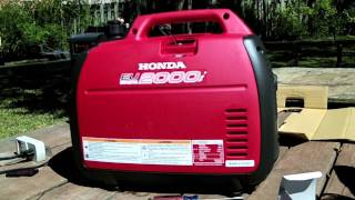 Honda EU2000I generator hour meter installation and reviewmov [upl. by Shina471]