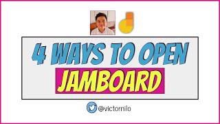 4 Ways to Open Google Jamboard [upl. by Imarej]