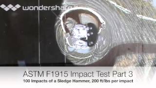 Palshield® Containment amp BulletResistant Glazing – ASTM F1915 Impact Test Part 1 2 amp 3 [upl. by Draillih105]