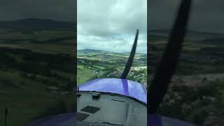 Cessna 152 Landing Glenrothes Fife [upl. by Auhso]