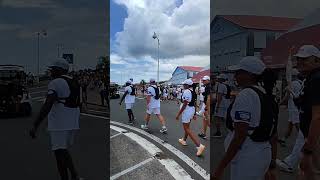 🦋 Passage de la flamme olympique à BasseTerre Guadeloupe 15 juin 24 🔥 Je lai touchée  😄 [upl. by Ahto]