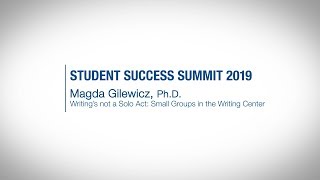 2019 Student Success Summit Magda Gilewicz [upl. by Dhiman]